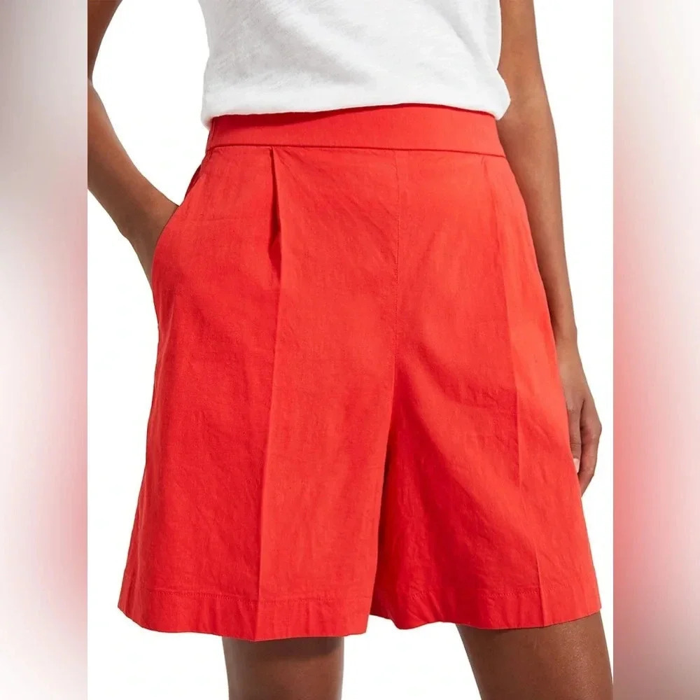 NWT Theory Linen Shorts in Size P